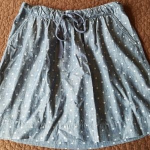 LOFT chambray skirt
